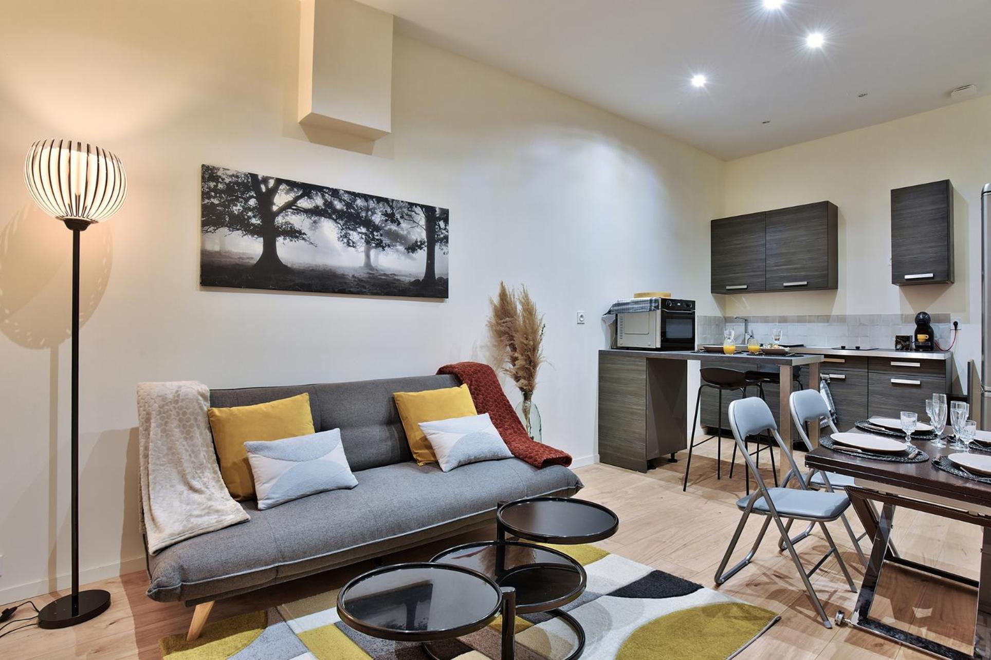 L'Appart Chic - Terrasse - Proche Lyon & Tram Villeurbanne Ngoại thất bức ảnh